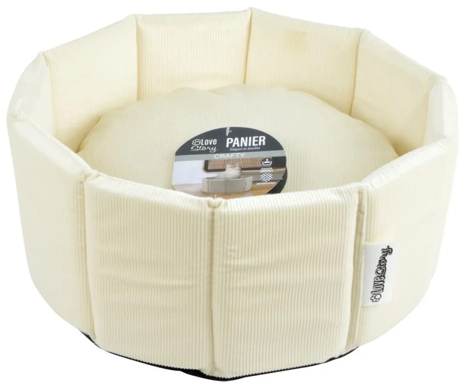 Pat pentru animale de companie crem pentru câini ø 48 cm – Love Story