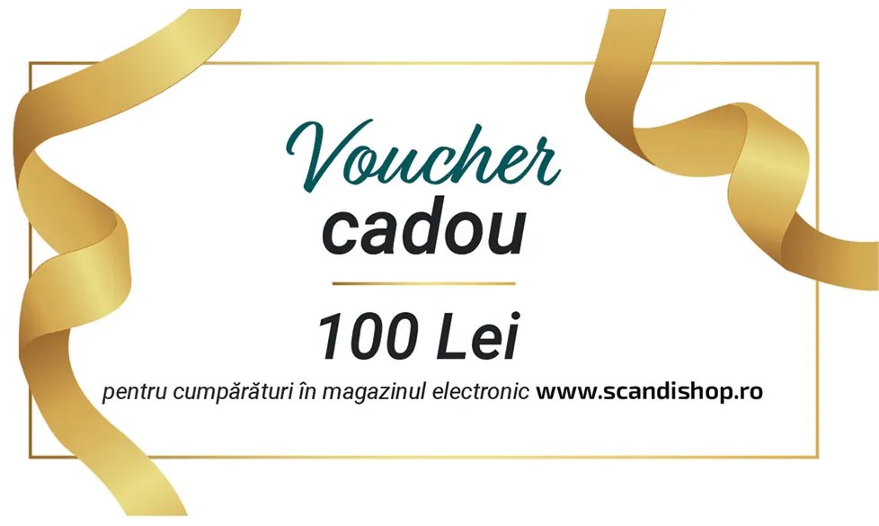 Voucher cadou pentru 100 Lei Formular cupon: Electronic