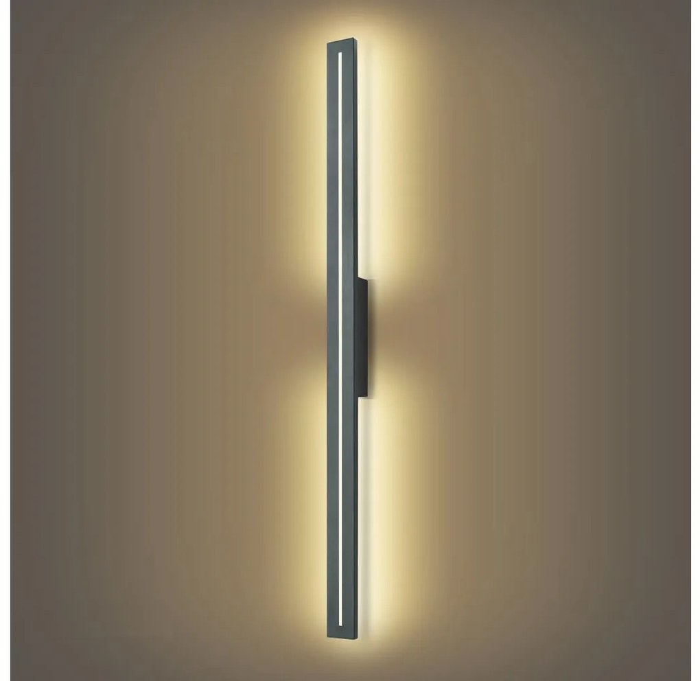 Brilagi - Aplică LED de exterior LINEO LED/24W/230V 3000K IP65 antracit