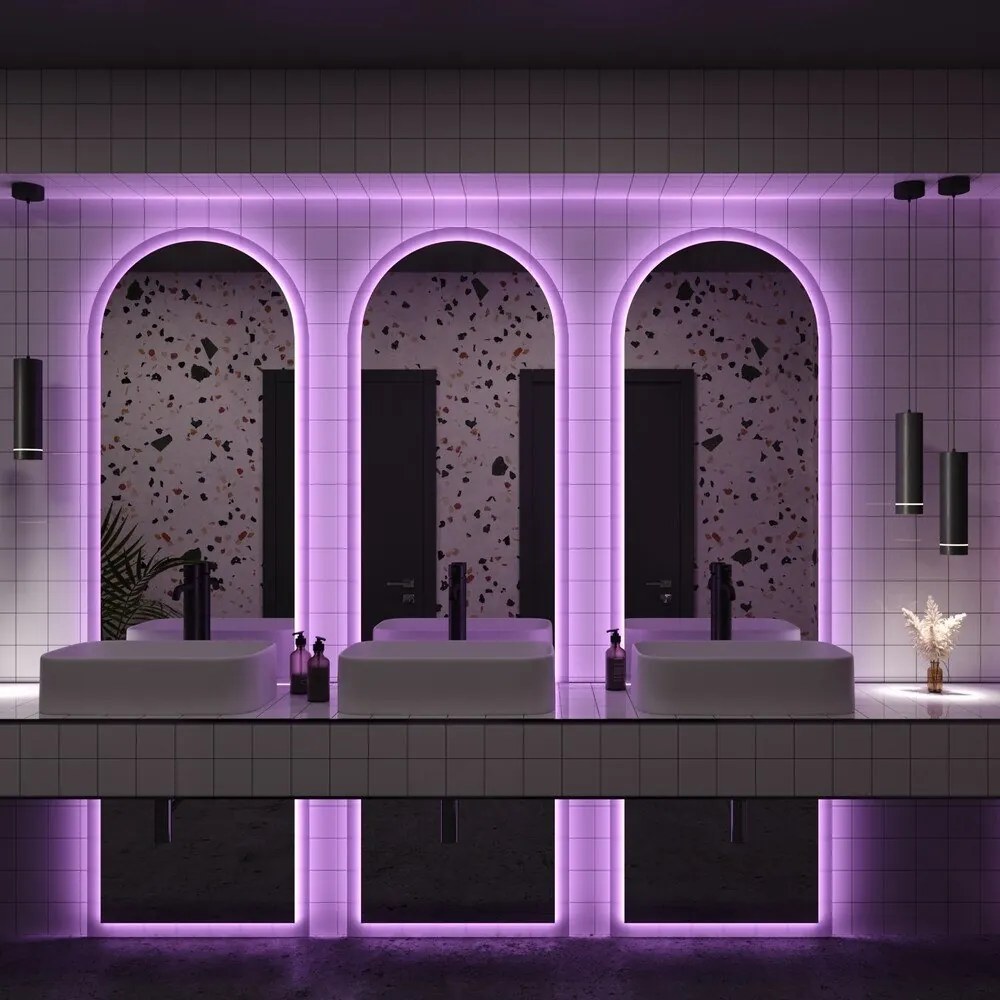 Pendul LED iluminat design tehnic Orlo D-7,9cm negru