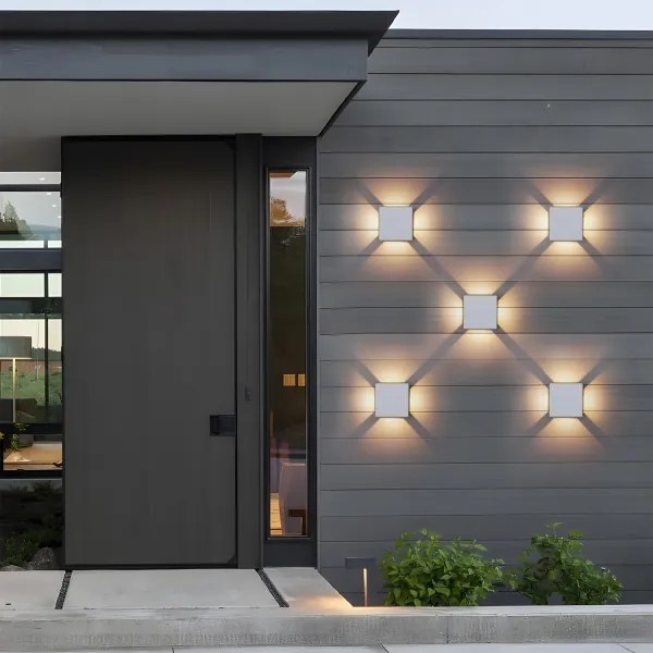 Brilagi - Aplică LED de exterior QUADRAY, 6W, 230V, albă, IP54