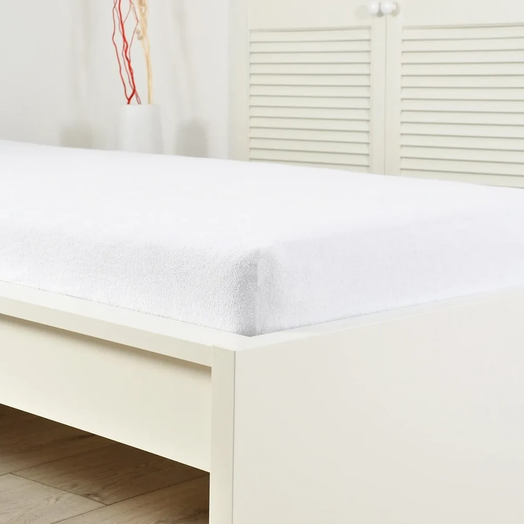 Cearșaf de pat 4Home Premium frotir alb , 180 x 200 cm, 180 x 200 cm
