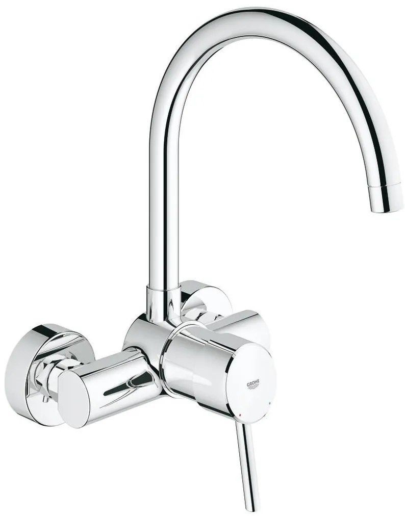 Grohe Concetto baterie bucătărie perete StarLight Chrome 32667001