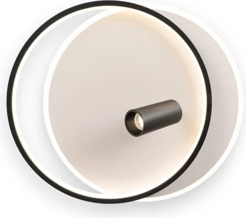 Brilagi - Plafonier LED dimabil UNITY LED/48W/230V + 1xGU10/3W alb/negru + cu telecomandă