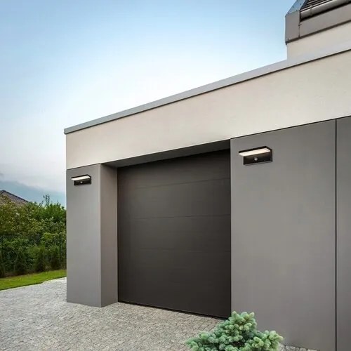 Aplica LED iluminat exterior cu senzor IP54 Zaragoza negru