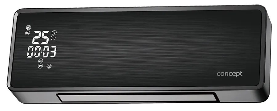 Încălzitor ceramic de perete Concept QH4001, 2000W, negru, negru