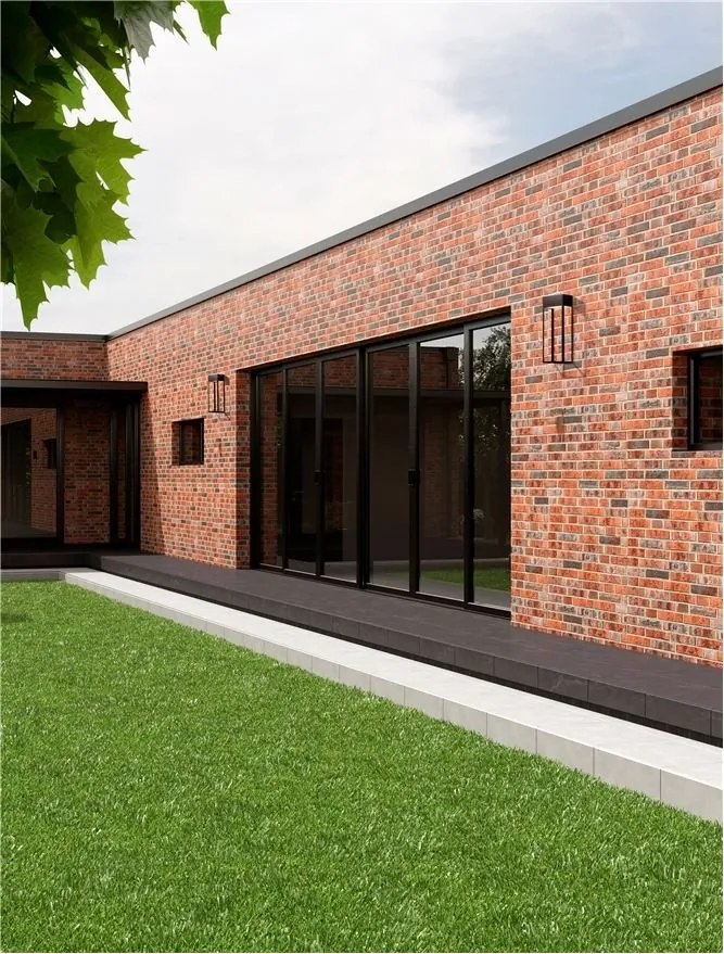 Aplica LED iluminat ambiental perete exterior IP65 MOBY negru