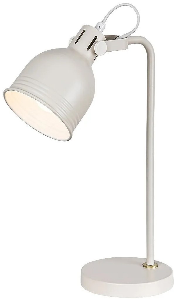 Veioza, lampa de masa design industrial Flint bej