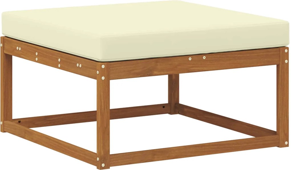 vidaXL Taburet pentru exterior Lemn Solid de Acacia natural