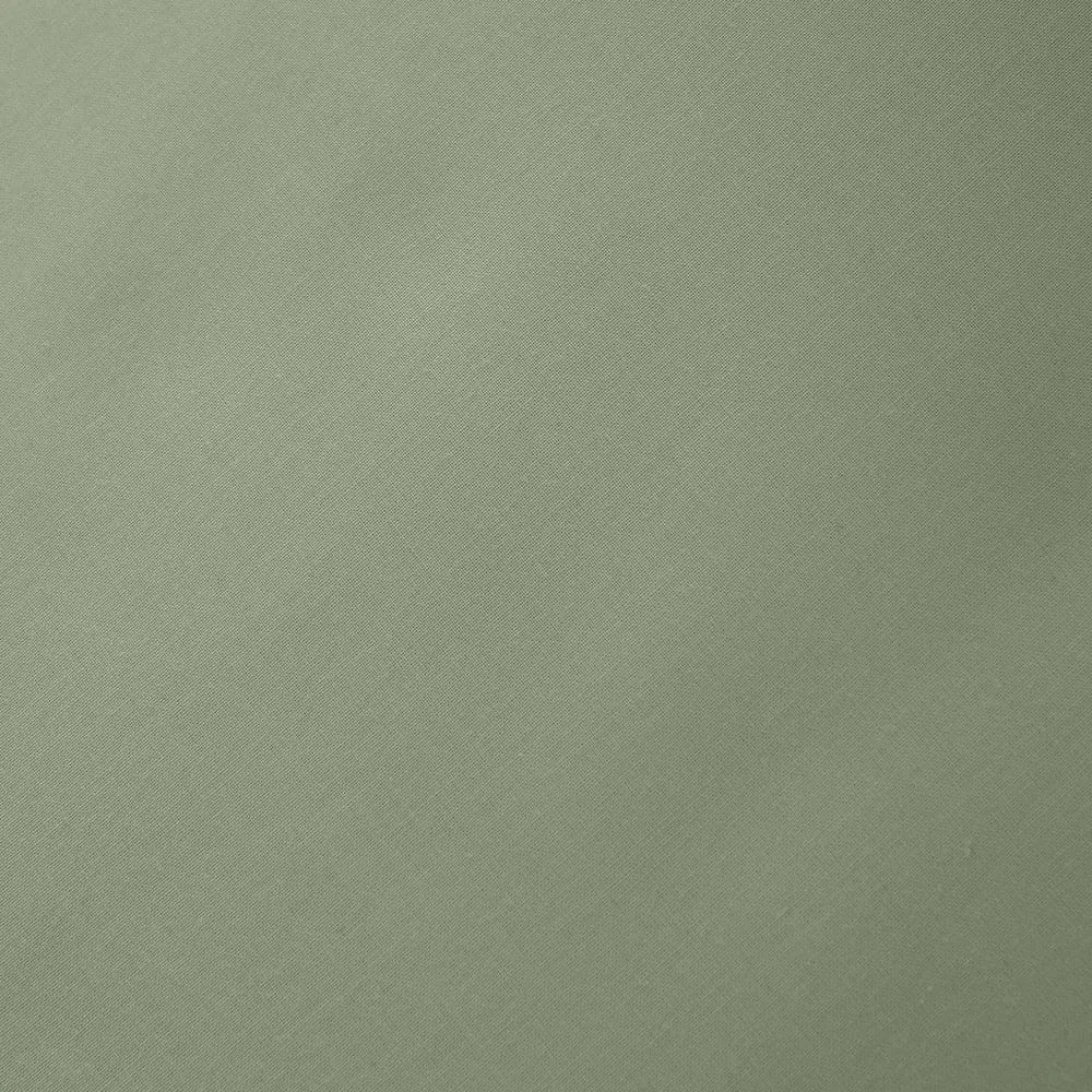 Cearceaf verde din bumbac percal cu elastic 150x200 cm Cotton Percale – Bianca