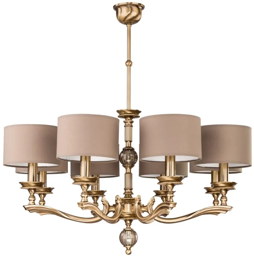 Candelabru 8 brate design modern realizat manual Tivoli