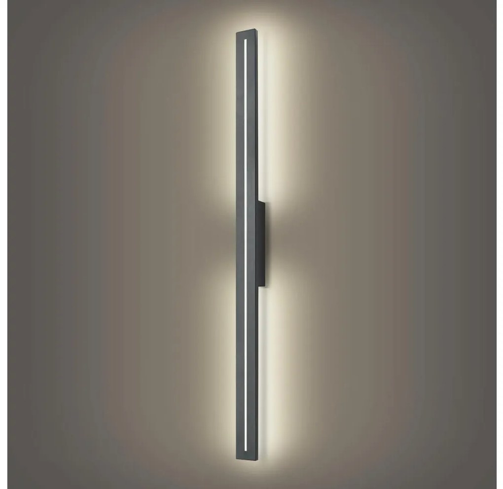 Brilagi - Aplică LED de perete pentru exterior LINEO LED/24W/230V 4000K IP65 antracit