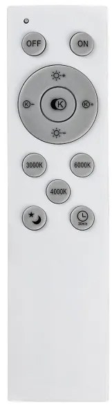 Rabalux 3317 - Plafonieră LED dimerizabilă TESIA, 60 W, 230 V, 60 cm + telecomandă