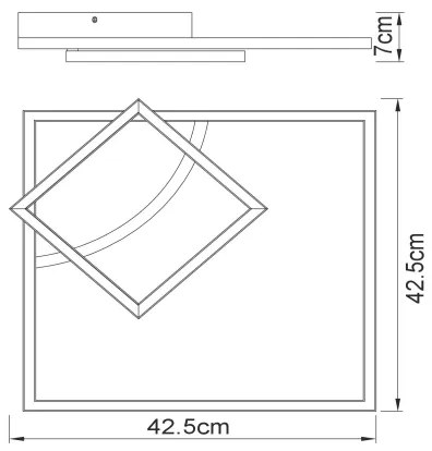 Lustră LED aplicată TINY LED/40W/230V Globo 67245-40