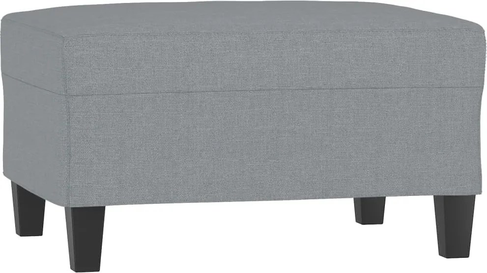 vidaXL Taburet, gri deschis, 70x55x41 cm, material textil