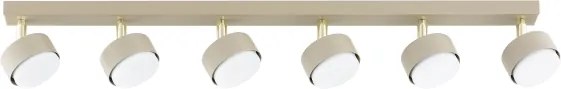 Brilagi - Lampă spot LED MONO 6xGX53/30W/230V bej/auriu