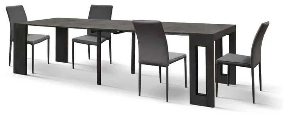 Consola extensibila tip masa Marina - ALB FRASIN - 295 cm/90cm - 12