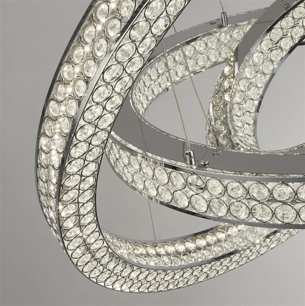 Lustra suspendata cu 3 inele design modern LED Bands