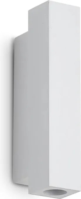 Aplica de perete LOOK LED AP2 SQUARE D30 H150 ON-OFF BIANCO 3000K