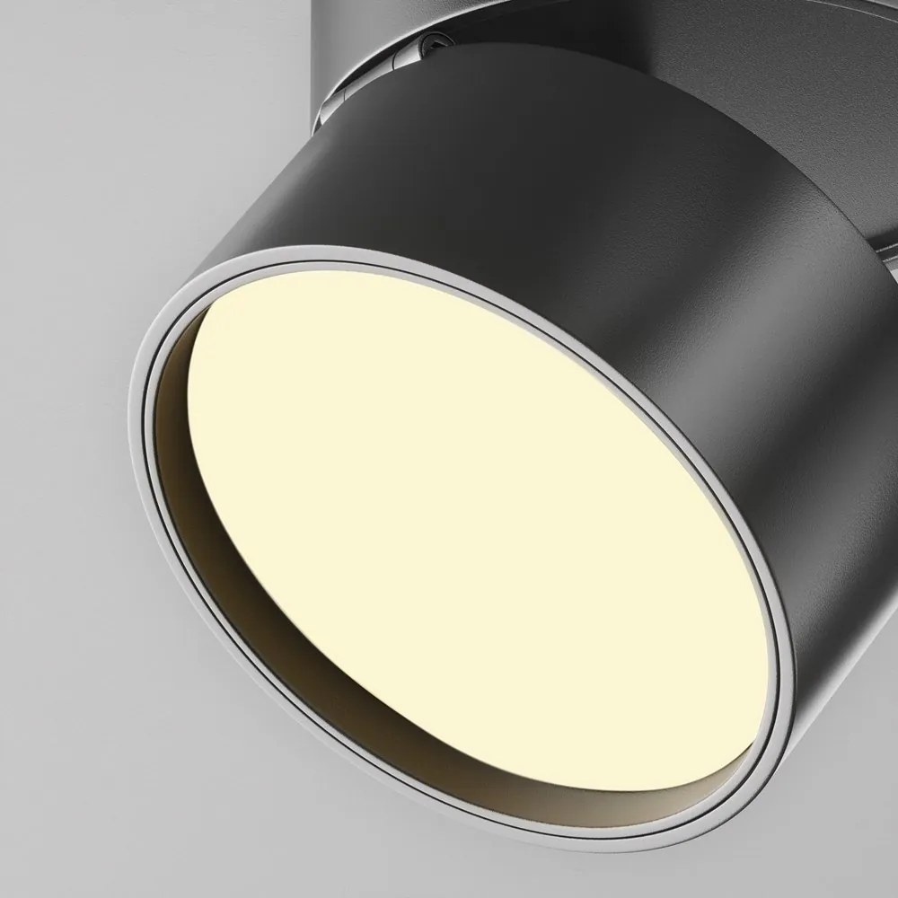 Spot LED aplicat directionabil Onda negru 2700K