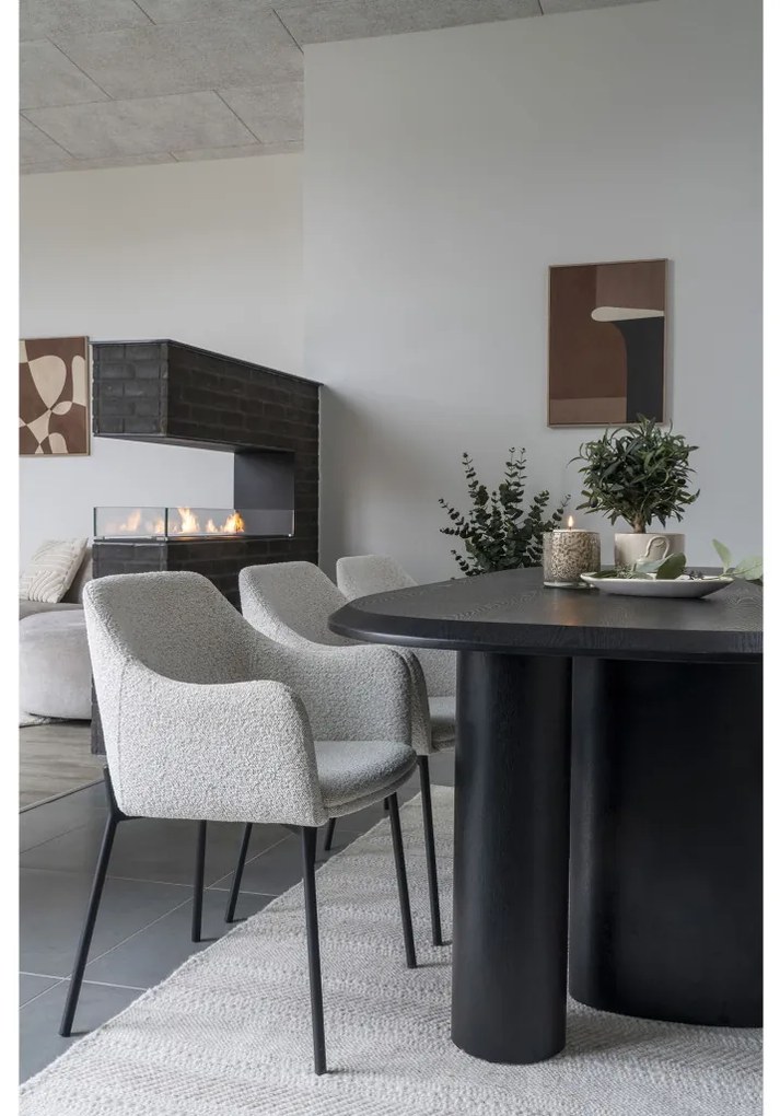 Melilla dining scaun alb