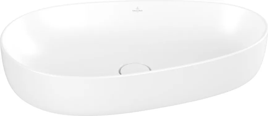 Lavoar pe blat Villeroy&Boch Antao TitanCeram Stone White CeramicPlus 65x40 cm