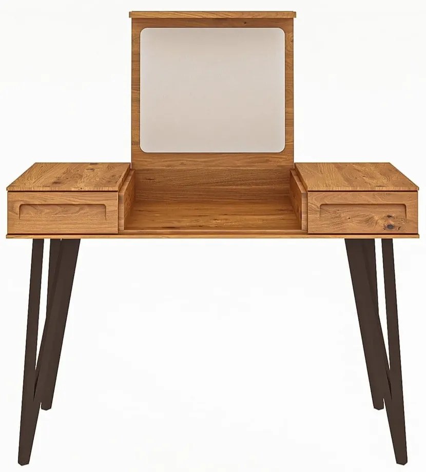 Măsuță de toaletă din stejar 120x53 cm Golo - The Beds