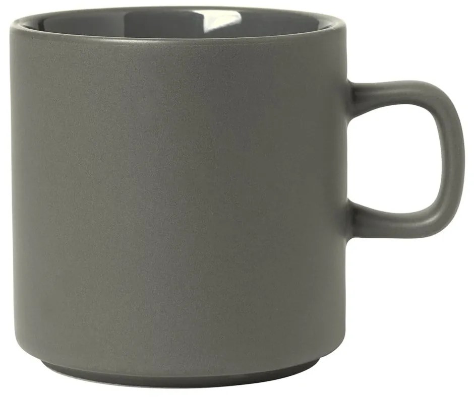 Cană din ceramică Blomus Pilar, 250 ml, gri închis