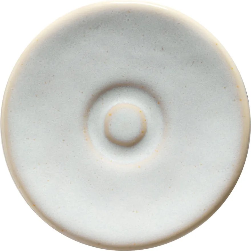 Farfurioară din gresie ceramică pentru ceașca espresso Costa Nova Roda, ⌀ 11 cm, alb