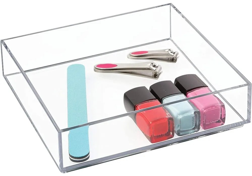 Organizator transparent iDesign Clarity, 20 x 20 cm