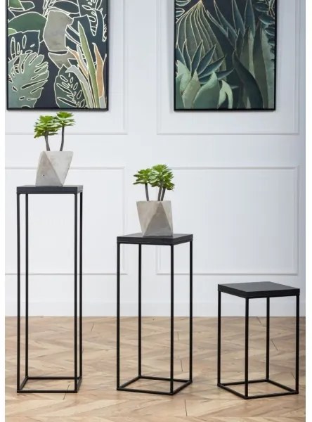 Suport flori BASICLOFT 40x24 negru