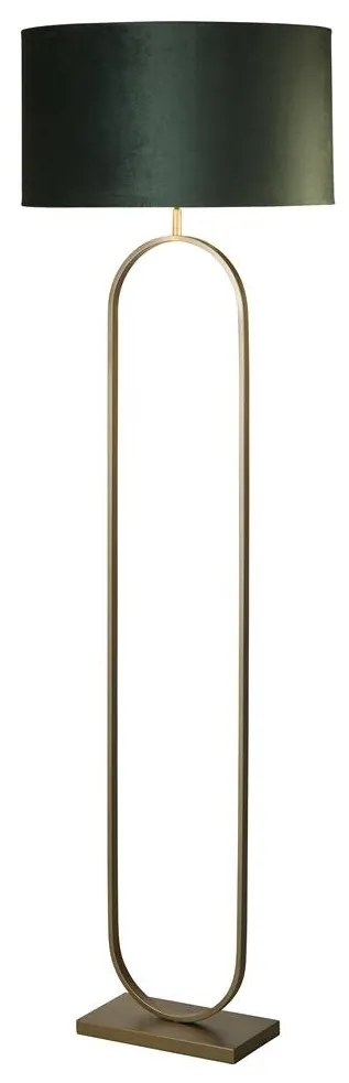 Lampadar/Lampa de podea decorativa Modish bronz/verde