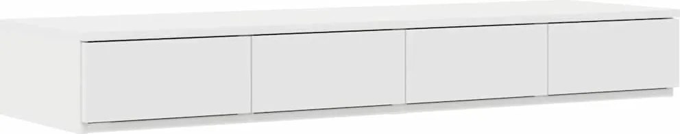 vidaXL Sertare pentru pat Alb 120 x 36,5 x 16,5 cm Lemn compozit