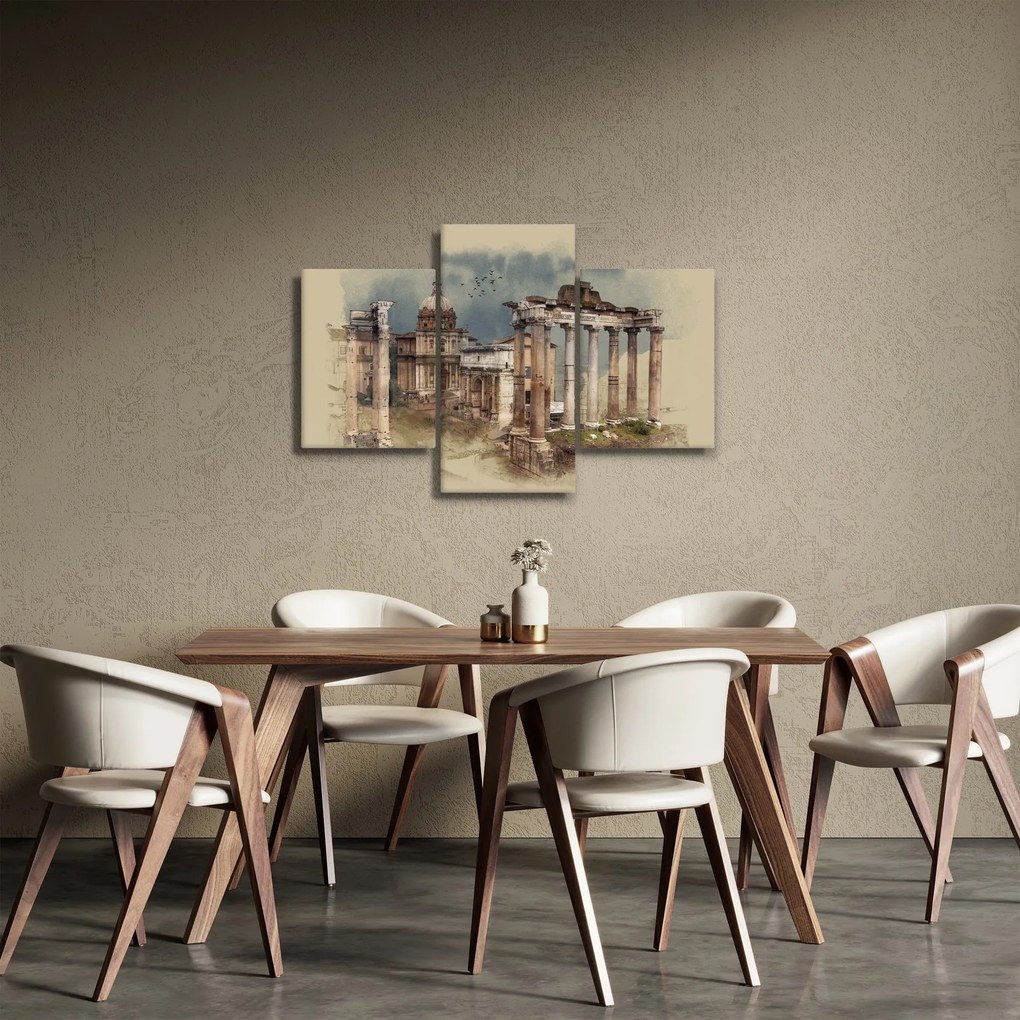 Tablou - Forumul Roman, Roma, Italia (90x60 cm)