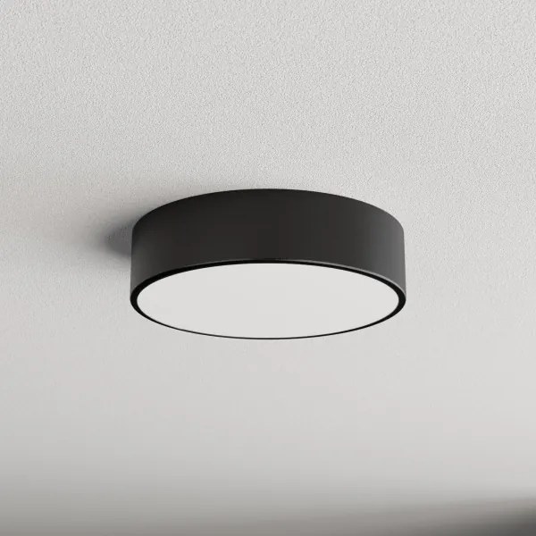 Plafonieră cu senzor CLARE 2xE27/40W/230V d. 30 cm negru Brilagi