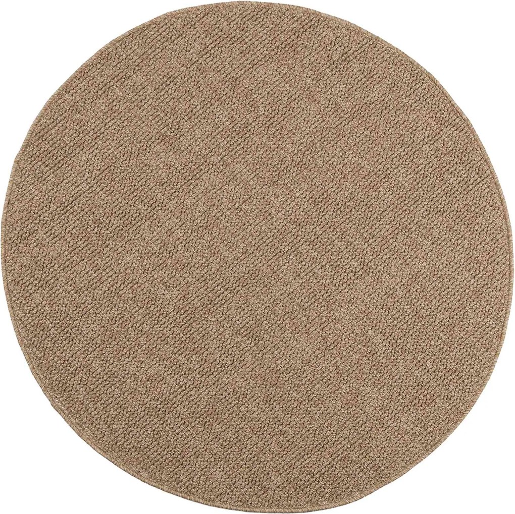 vidaXL Covoare de zonă Rotund AGIRA natural Ø 120 CM Poliester