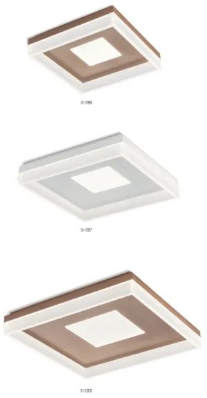 Redo 01-2000 - Plafonieră LED dimerizabilă MAYA LED/55W/230V 51x51 cm auriu