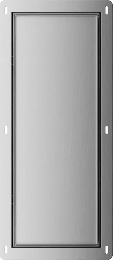 Suport perie WC incastrat Balneo Wall Box S Tiles otel inoxidabil deschidere stanga