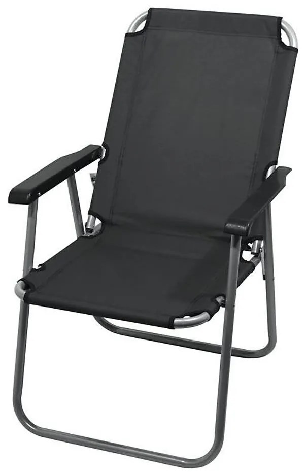 Scaun pliant pentru camping, gri