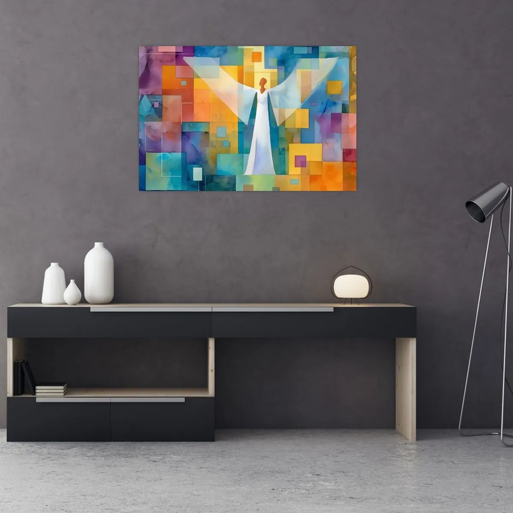 Tablou - Înger geometric (90x60 cm)