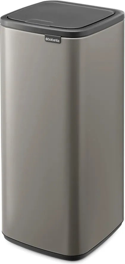 Coș de gunoi gri cu senzori de atingere din oțel 30 l Bo Touch – Brabantia