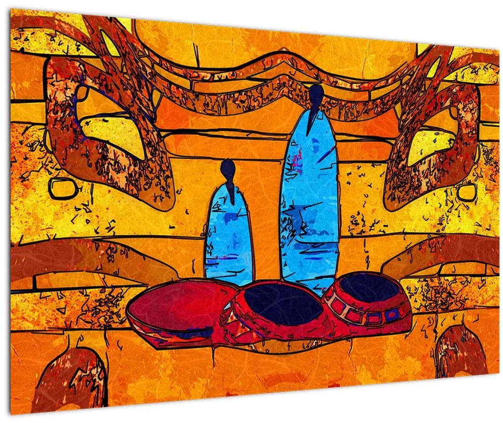 Tablou - Pictură străveche (90x60 cm)