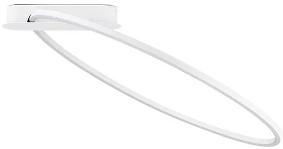 Lustra LED aplicata design modern minimalist KIKLOS alb
