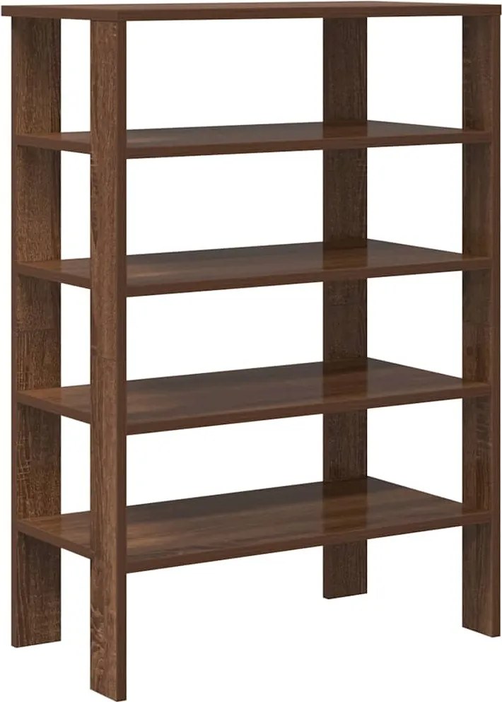 vidaXL Suport pantofi Stejar maro 61x32x87,5 cm Lemn prelucrat