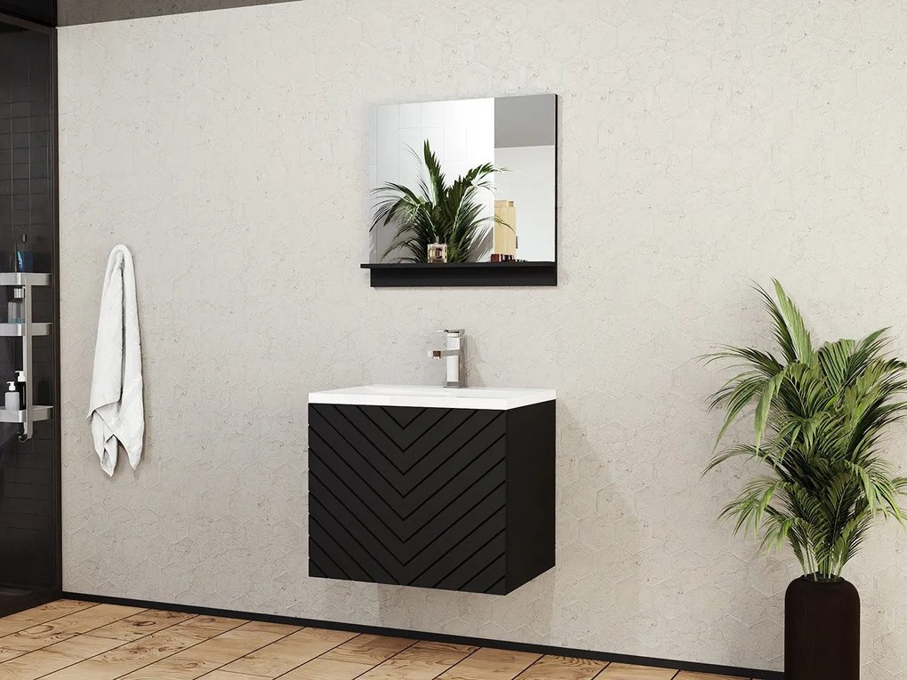 Set mobilier baie Nadalo  (negru). 1122704