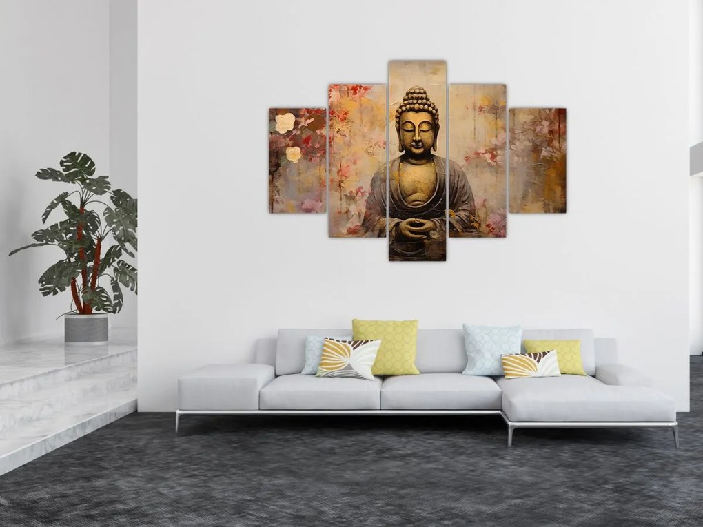 Tablou - Buddha, pictură (150x105 cm)