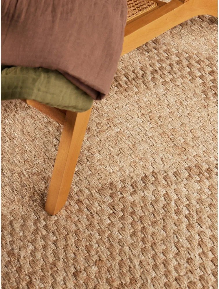 Covor în culoare naturală reversibil/țesut manual din iută 200x300 cm Fjord – Hanse Home