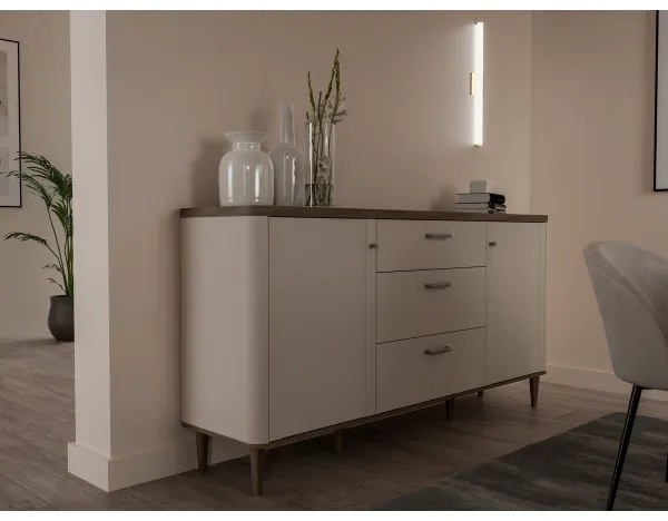 Comodă cu sertare VIRO maro/bej