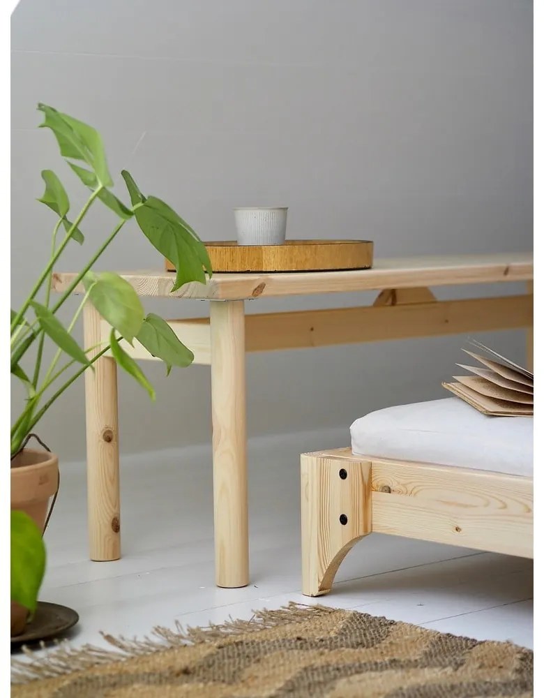 Bancă din lemn de pin natural Pace – Karup Design