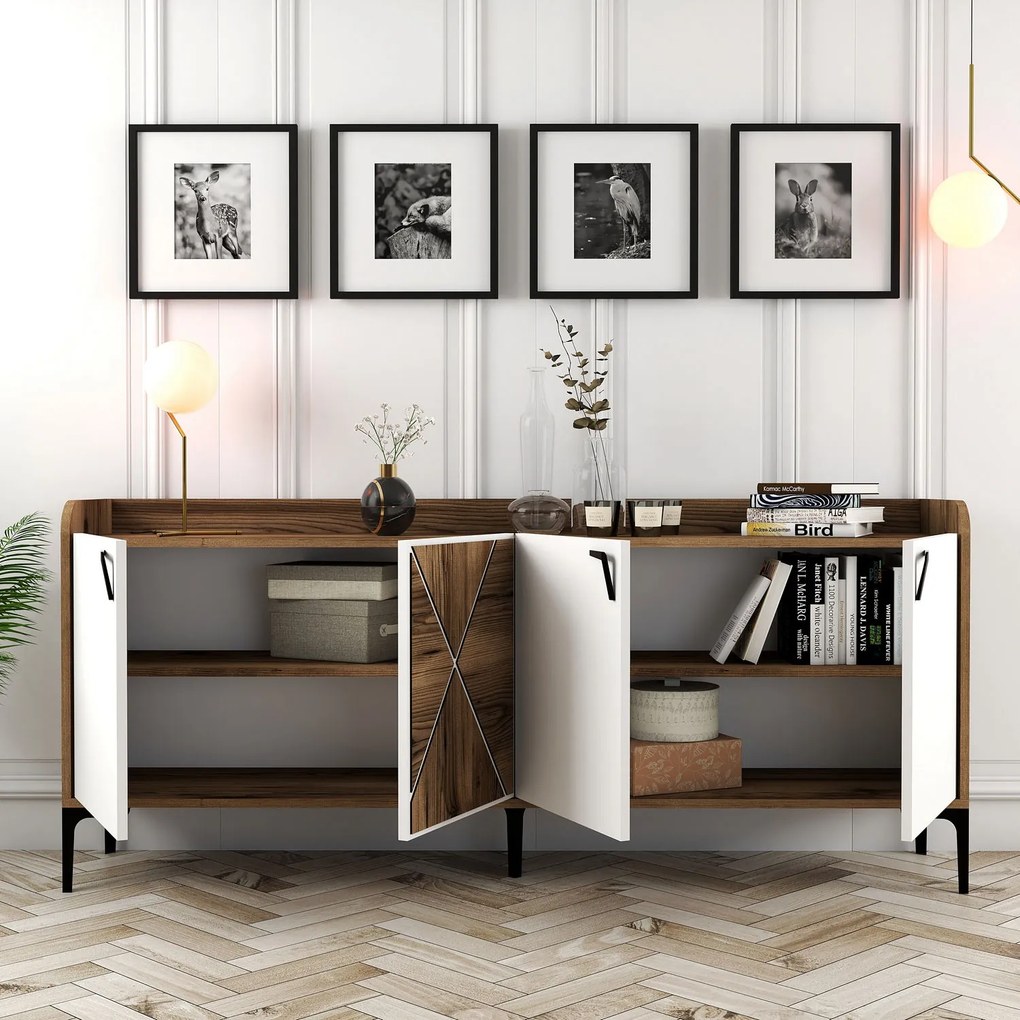 Dulap Venedikt (nuc + alb). 1072731